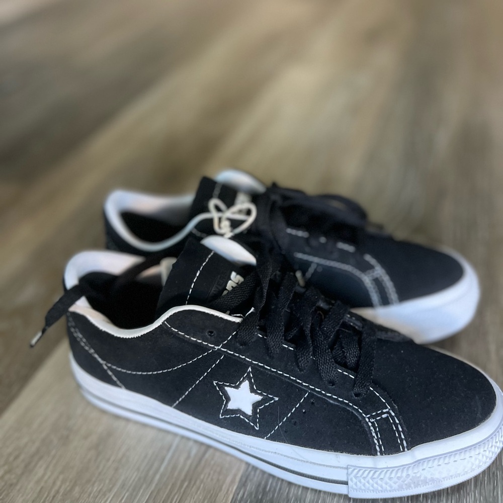 Converse Black and White Star Sneakers